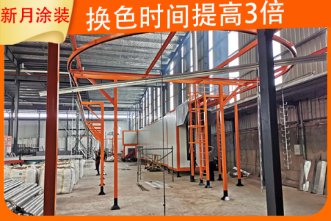 鋁合金臥式噴涂線設備實現多色噴涂不再難！