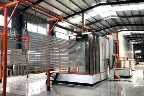 鋁材噴涂設備生產中如何控制涂層厚度？