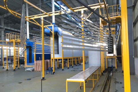 全新鋁型材噴塑流水線設備價格多少錢可買?