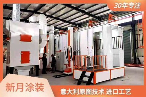 大旋風噴粉房工作原理