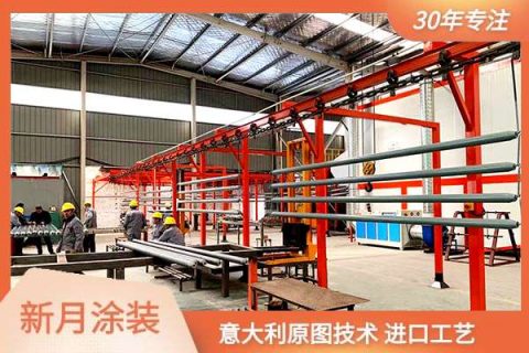 燈桿粉末靜電噴涂工藝涂層更加均勻附著力強