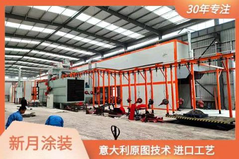 又一杭州自動噴涂生產線調試完成即將進入首批產品試噴！
