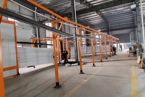 【喜報】新月涂裝又一鋁材噴涂噴粉線調試項目即將收官！