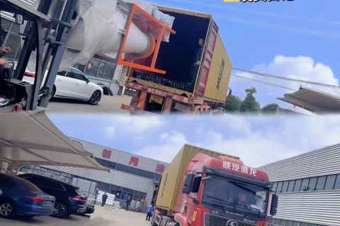 國外訂單-新月靜電涂裝噴涂生產線發貨阿爾及利亞！