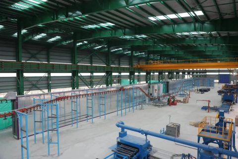 這家環氧粉末涂裝流水線產線及涂裝工藝項目升級！