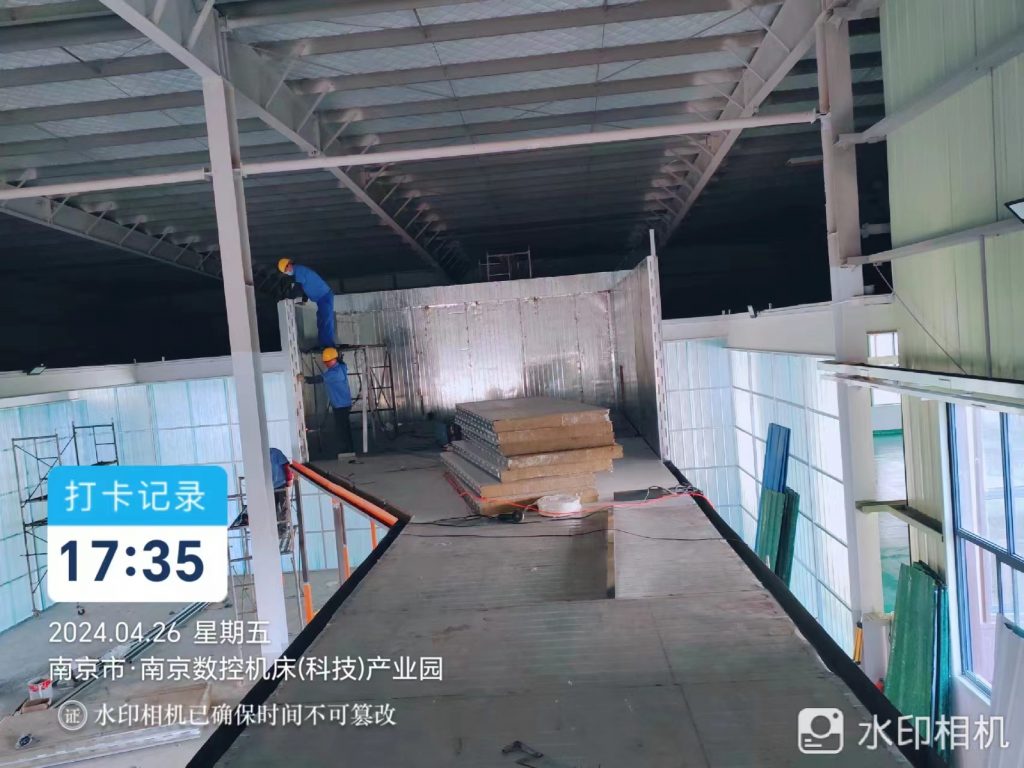 又一安裝項目-南京噴涂生產線定制現場忙！