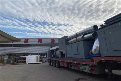 又見發(fā)貨季-新月柜體噴塑設(shè)備成功發(fā)往安徽啦！